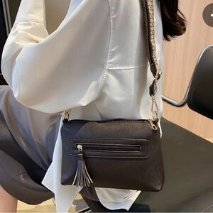 13. Dark Brown - Square Crossbody with Guitar Strap
